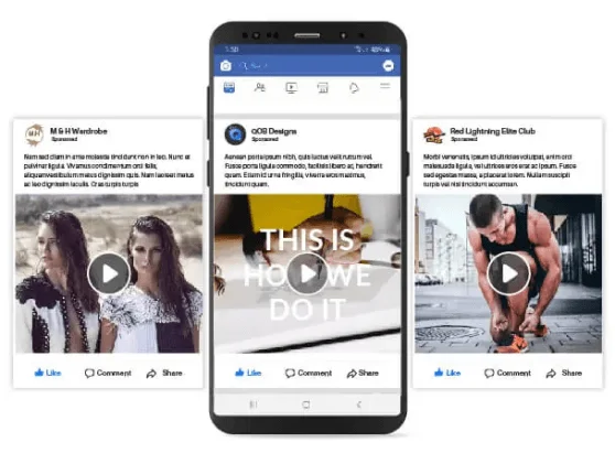 Facebook video ads on mobile phone2