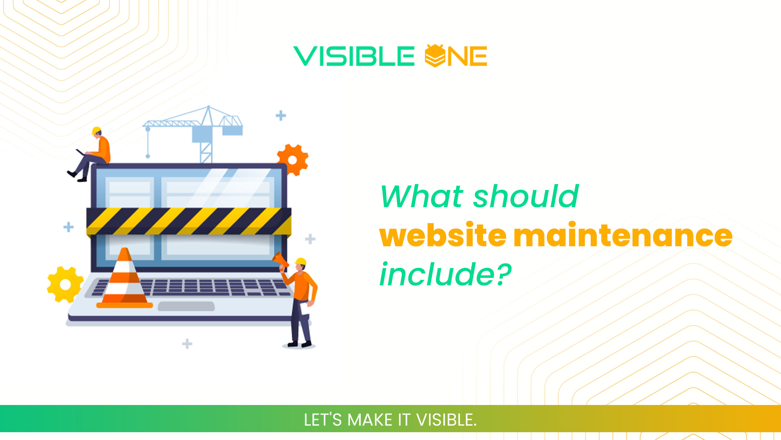 what should website maintenance include blog in visible one14681